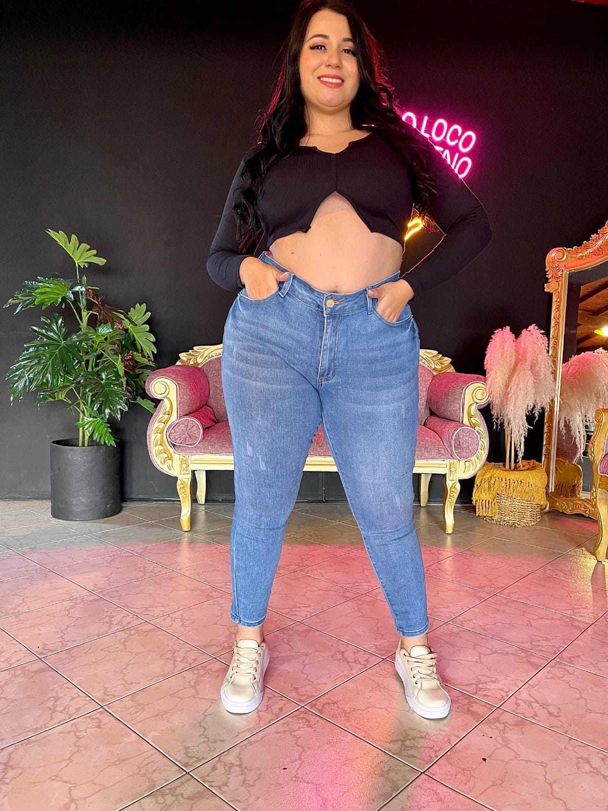 😍🤩💥JEANS OCHENTERO TELA STRECH LEVANTA COLA🤩🤩