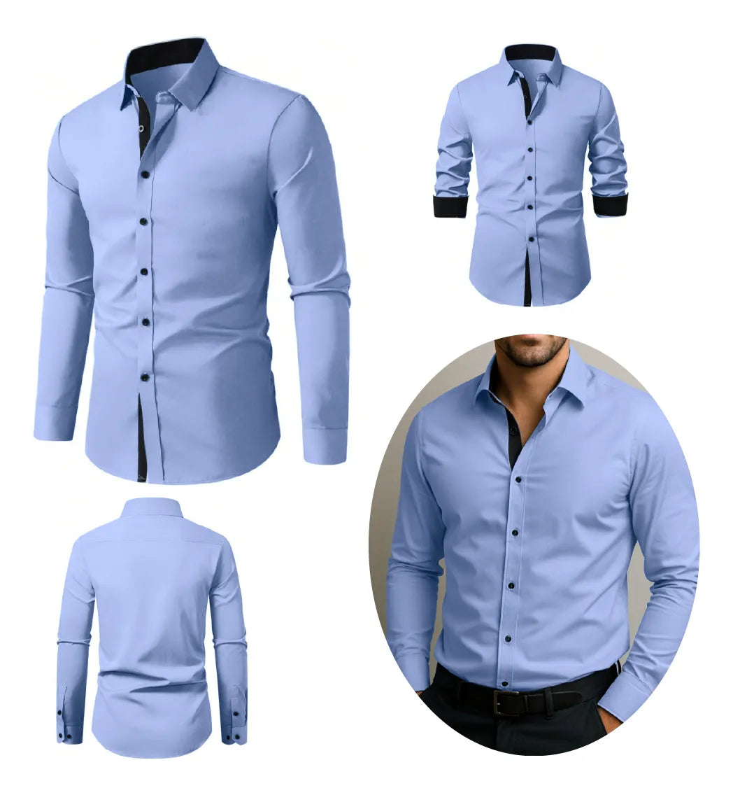 🔥😊CAMISA ELASTICA CABALLERO 🔥😊