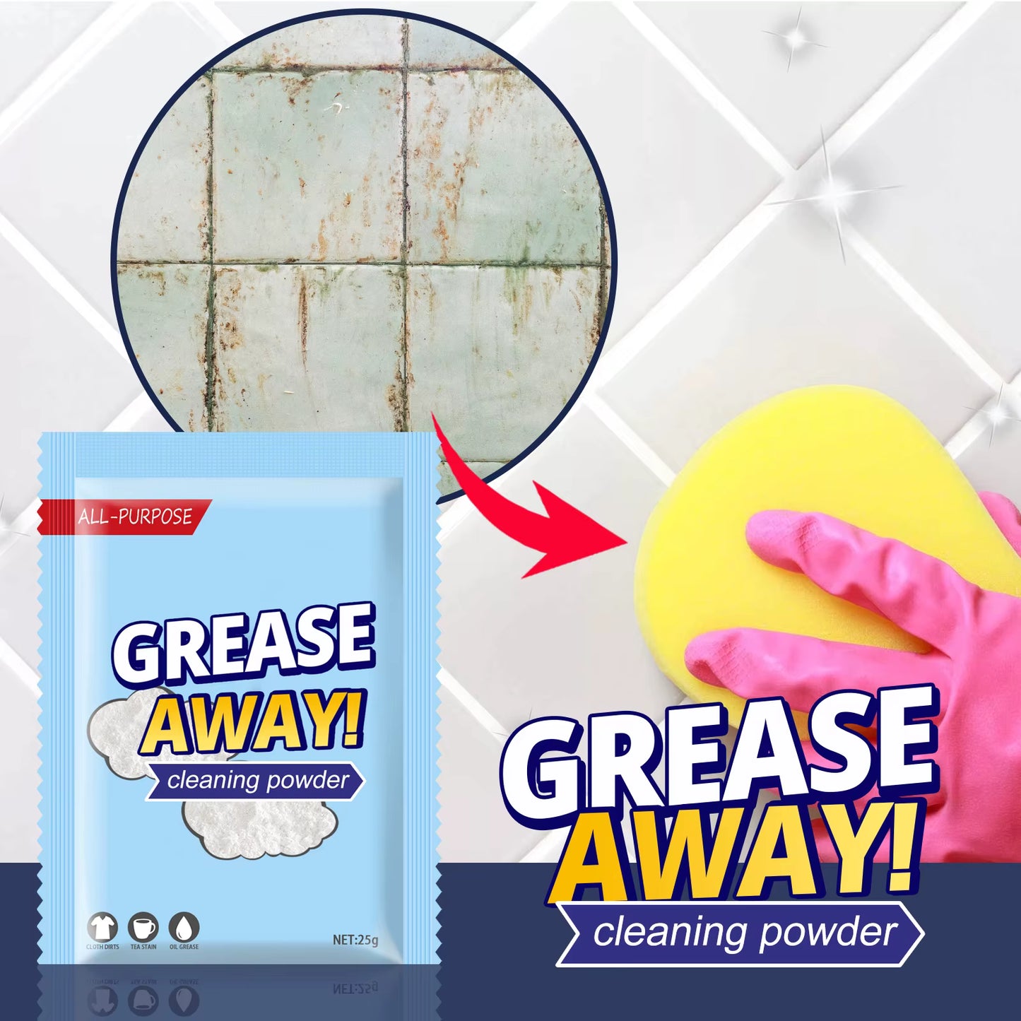 🧤ULTRA CLEAN !GREASE AWAY👩‍⚕️