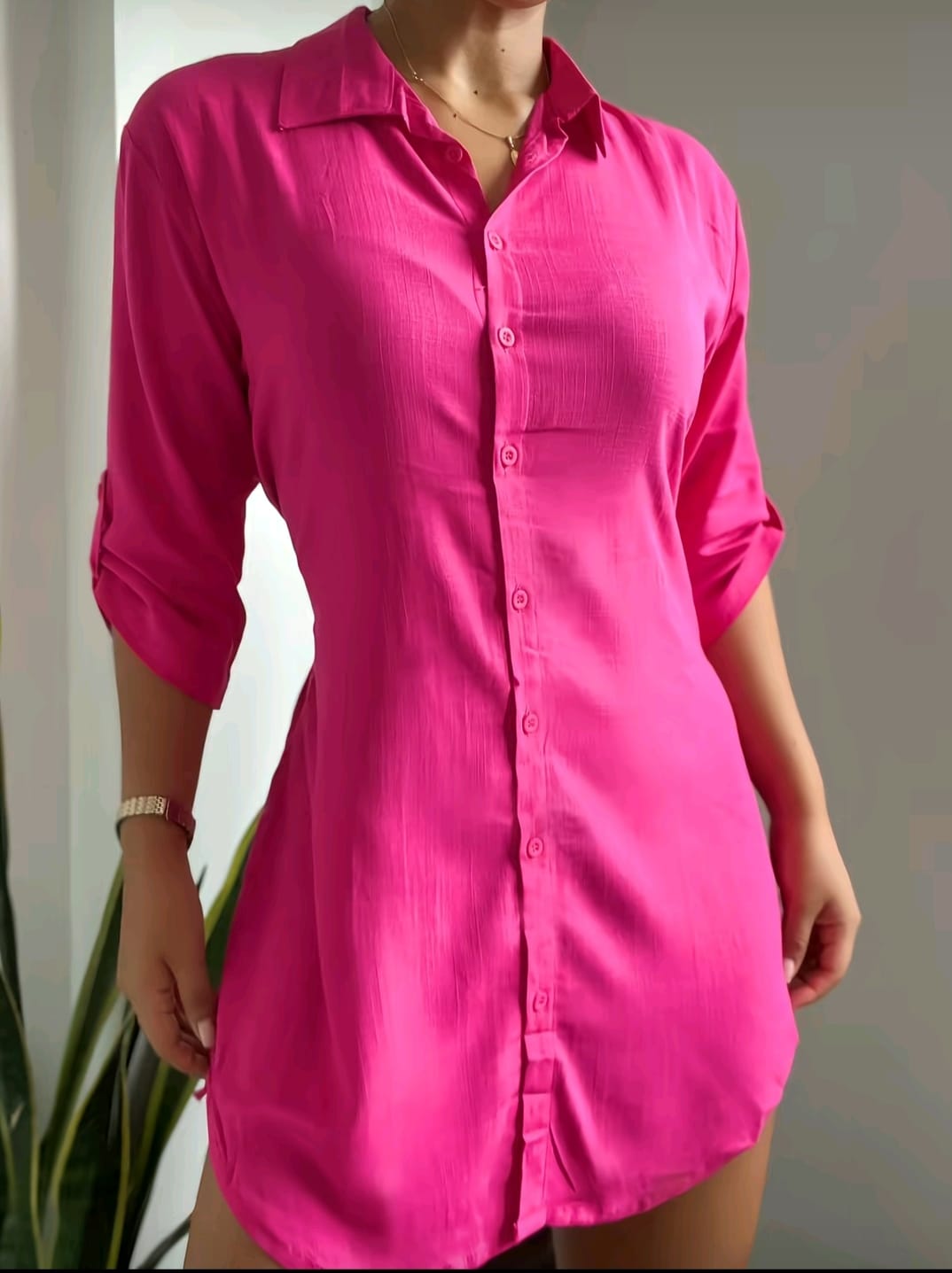 VESTIDO CAMISERO AMELIA QEEN