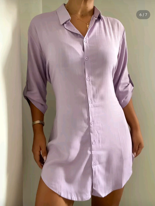 VESTIDO CAMISERO AMELIA QEEN